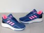 Жіночі сині кросівки з рожевим Adidas текстиль весна літо. (10)