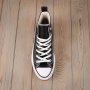 Converse Chuck 70 Hi Black White Кеди на платформі шкіра (5)