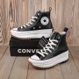 Converse Chuck 70 Hi Black White Кеди на платформі шкіра (2)