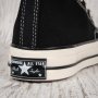 Converse Chuck 70 Hi Black White Кеди чорно-білі (рр 36-44) (4)