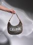 Сумка Celine Ava Bag In Triomphe Canvas and Calfskin Tan (3)