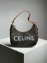 Сумка Celine Ava Bag In Triomphe Canvas and Calfskin Tan (2)