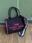 Сумка Marc Jacobs The Large Tote Bag Black Pink (7)