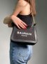 Сумка Balmain B-Army Canvas Leather Shoulder Bag Total Black (2)