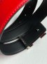 Ремінь Hermes Leather Belt Red Silver (3)