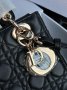 Сумка Christian Dior Small Lady Dior My ABCDIOR Bag Black (9)