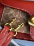 Сумка Coach Tabby Red Beige Shoulder Bag In Signature Canvas (5)