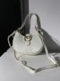 Сумка Pinko Mini Brioche Bag Hobo White (9)