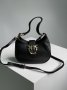 Сумка Pinko Mini Brioche Bag Hobo Black (2)