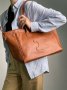 Сумка Celine Cabas Drawstring Cuir Triomphe in Smooth Calfskin Tan Brown (4)