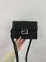 Сумка Fendi Flat Baguette Black Leather Bag (8)