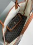 Сумка Goyard Saint Louis Tote PM Black Tan (8)