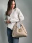 Сумка Givenchy G-Hobo Medium Leather Beige (5)