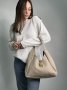 Сумка Givenchy G-Hobo Medium Leather Beige (2)