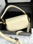 Сумка Coach Leather Covered C Closure Puffy Tabby Shoulder Bag Cream (8)