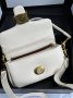 Сумка Coach Leather Covered C Closure Puffy Tabby Shoulder Bag Cream (6)