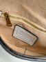 Сумка Coach Polished Pebble Willow Saddle Bag White (5)