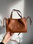 Сумка Celine Small Cabas Drawstring Cuir Triomphe In Smooth Calfskin Tan Brown (5)