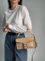 Сумка Coach Tabby Shoulder Bag 26 With Signature Canvas Sand Taupe (2)