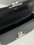 Сумка Celine Chain Shoulder Bag Claude In Shiny Calfskin Black Silver (9)