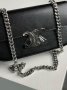 Сумка Celine Chain Shoulder Bag Claude In Shiny Calfskin Black Silver (4)