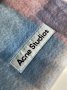 Шарф Acne Studio Mohair Checked Scarf Fuchsia lilac pink (10)