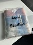 Шарф Acne Studio Mohair Checked Scarf Fuchsia lilac pink (3)