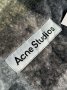 Шарф Acne Studio Mohair Checked Scarf Taupe Green Black (10)