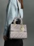 Сумка Christian Dior Medium Lady D-Lite Bag Grey (3)