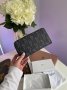 Гаманець Christian Dior Zipped Long Wallet Grey Diamond Canvas (5)