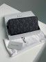 Гаманець Christian Dior Zipped Long Wallet Grey Diamond Canvas (3)