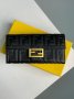 Гаманець Fendi Black Leather Wallet (9)