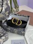 Ремінь Dior Saddle Belt Black Ultrasmooth Calfskin Gold (2)