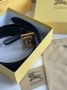 Ремінь Burberry Leather TB Belt Black Tan Gold (5)