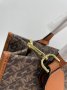 Сумка Michael Kors GIGI LG Grab Tote Brown (8)