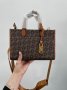 Сумка Michael Kors GIGI LG Grab Tote Brown (5)