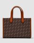 Сумка Michael Kors GIGI LG Grab Tote Brown (4)