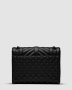 ???? Saint Laurent Envelope Medium In Quilted Leather Black (2)