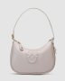 Сумка Pinko Half Moon Bag Simply Cream With Leather Buckle (2)