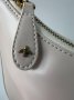 Сумка Pinko Half Moon Bag Simply Cream With Leather Buckle (7)