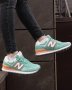 Кросівки New Balance 574 Green Orange White (рр 37-41) (3)