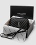 Saint Laurent Lou Quilted Camera Bag Black/Gold (3)