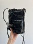 Сумка Chanel Black Quilted Calfskin Mini 22 Bag Silver Hardware (7)