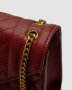 ???? Yves Saint Laurent Envelope Medium In Quilted Grain De Poudre Embossed Leather Burgundy (3)