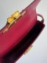 Сумка Celine Shoulder Bag Claude In Shiny Calfskin Burgundy (7)