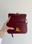 Сумка Celine Shoulder Bag Claude In Shiny Calfskin Burgundy (5)