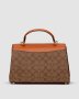 Сумка Coach Eliza Top Handle In Signature Canvas Ginger (4)