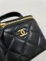 Сумка Chanel Classic Black Lambskin Pearl Crush Mini Vanity Case (9)