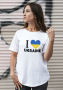 Футболка I Love UKRAINE біла (13)