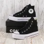 Кеди на платформі чорно-білі Converse All Star Lift Hi (рр 36-40) (4)